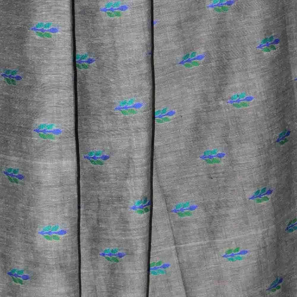 Floral Buta Khadi Handloom Saree MCS08E 3