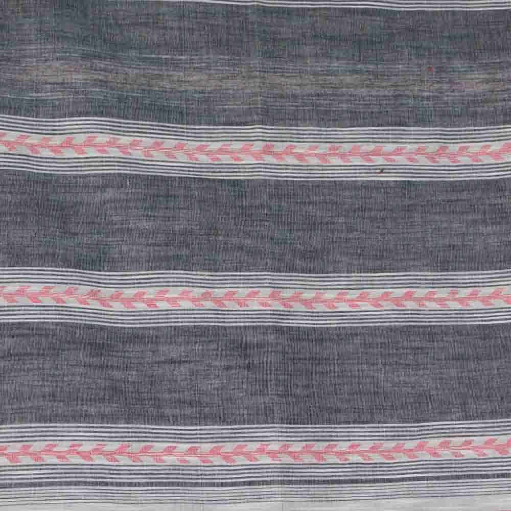 Geometric Khadi Jamdani Saree PU15F 3