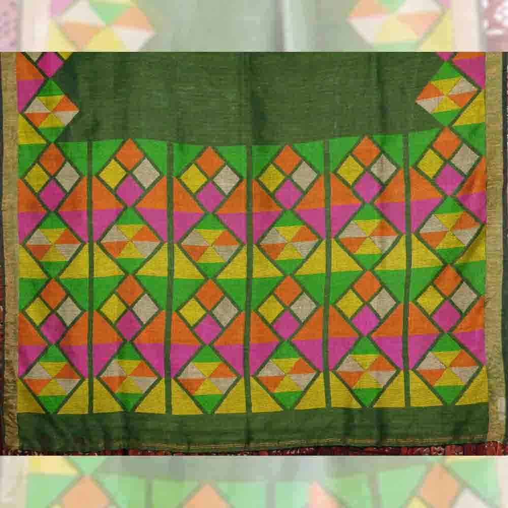 Luxurious Symmetric Linen Saree SLPJ14C 2