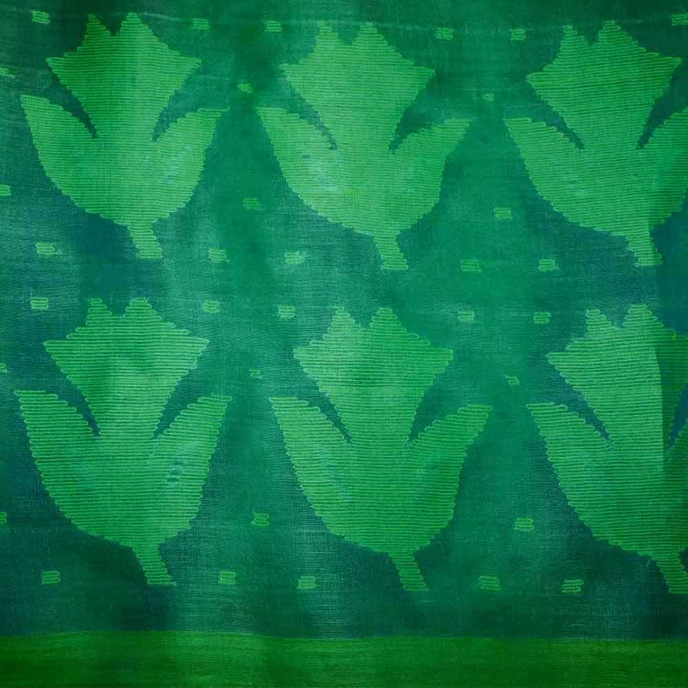 Makhmali Motka Tussar Handloom Jamdani Saree SMJ19C 2