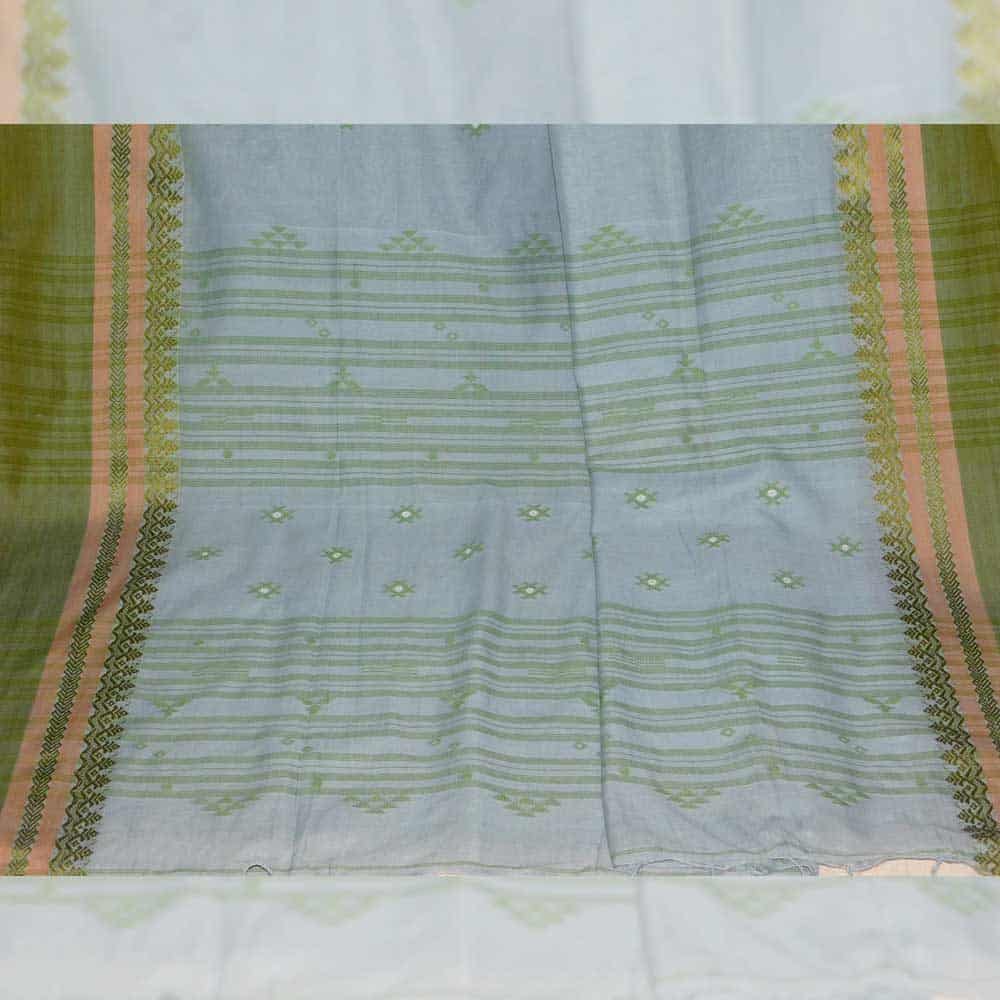 Meenakari Naksha Cotton Handloom Saree MCS08F 2