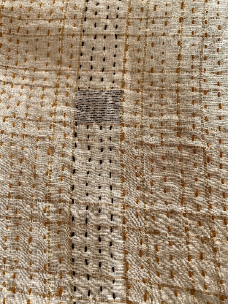 Kantha stitching, detail (2)-min