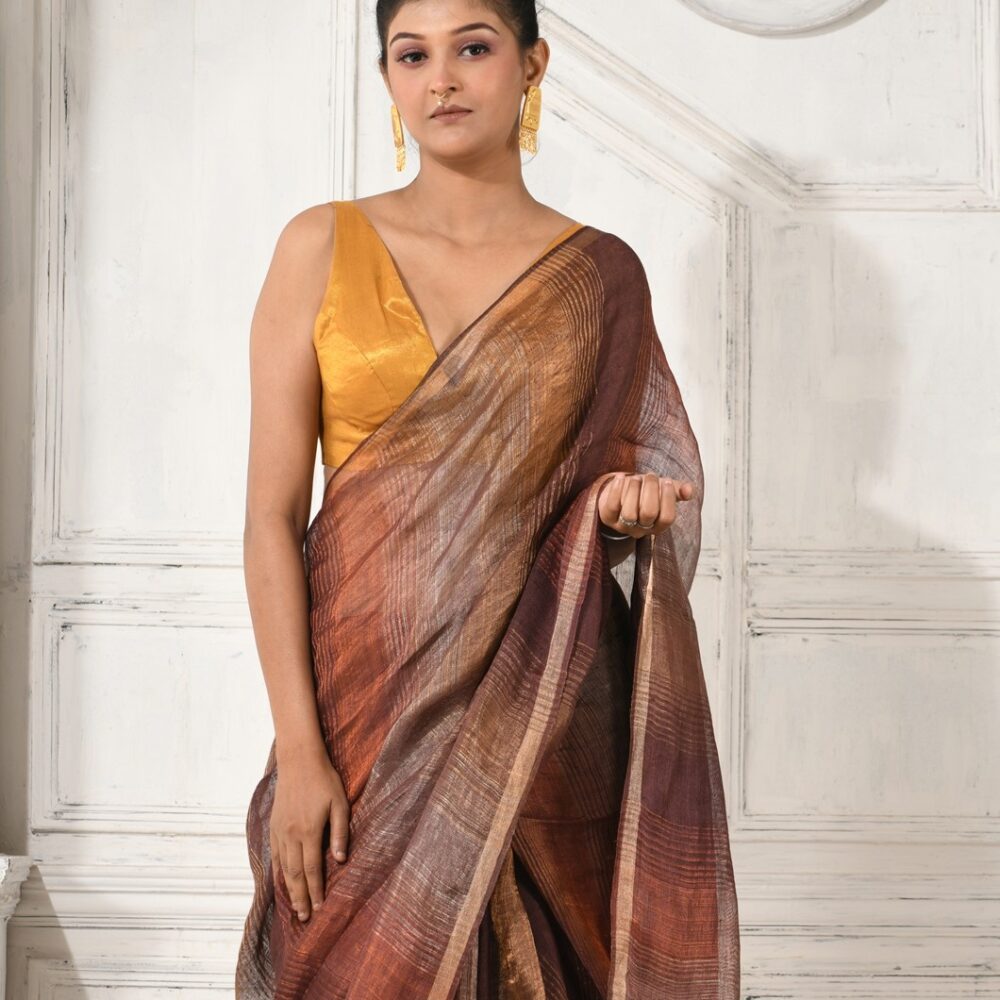LINENMETALLICHANDLOOMSAREE-KARU32 (3)